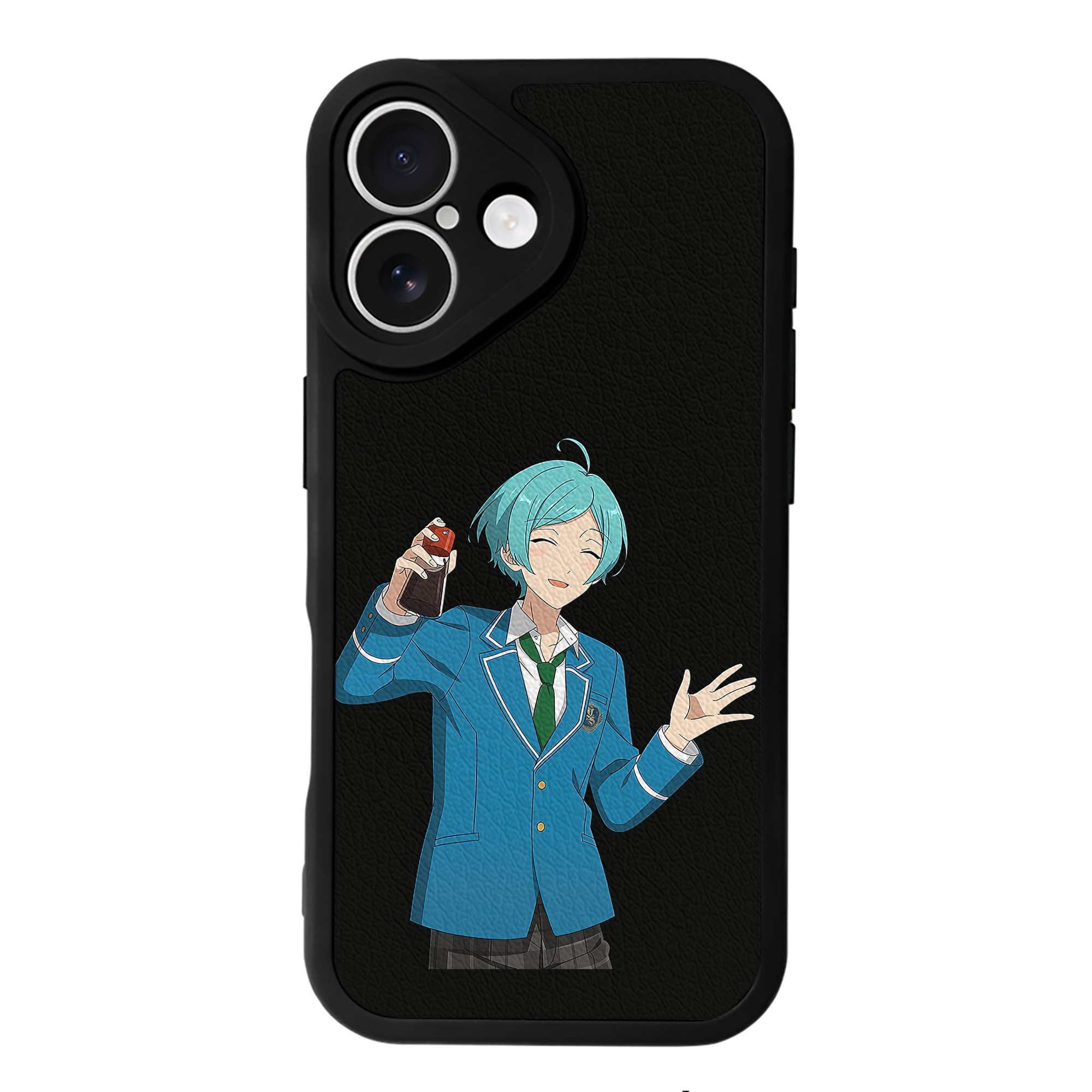 （画像用） あんさんぶるスターズ! Ensemble Stars 【iPhone 16シリーズ対応】シリコンスマホケース（レザー調） 材質：シリコン
